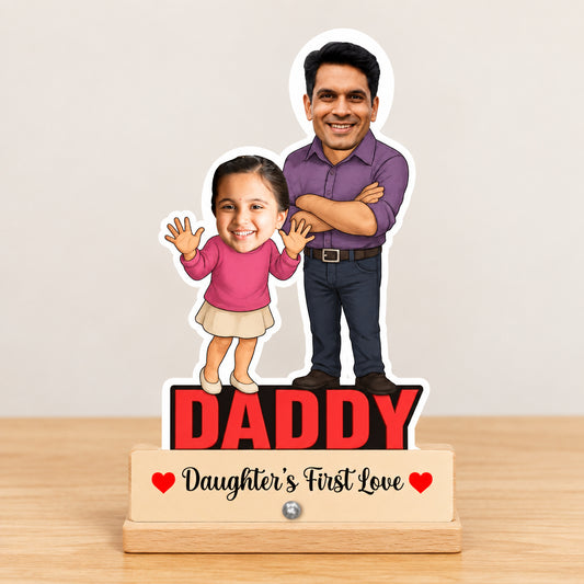 Personalized Caricature Table Top For Father