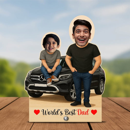 Personalized Caricature Table Top For Father