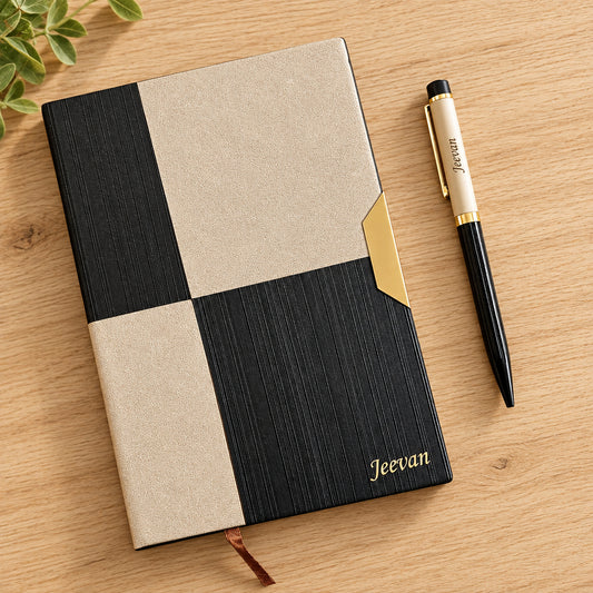Personalized Tidal Luxe Diary & Pen Set