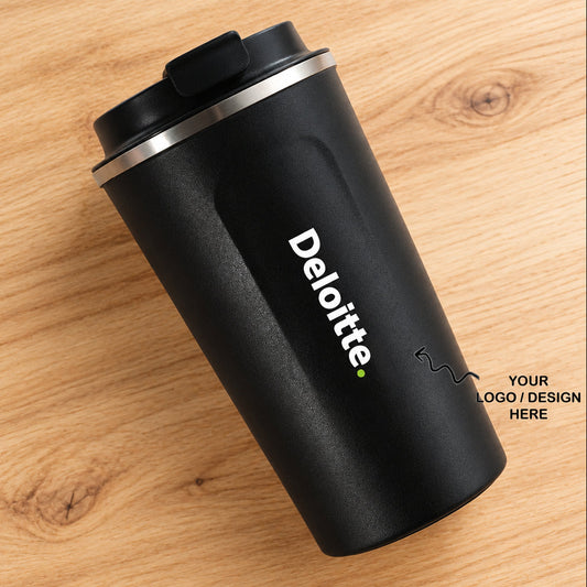 Personalized Travel Mug With Temperature Display