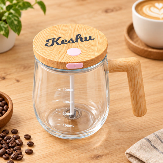 Personalized Coffee Frother Cup