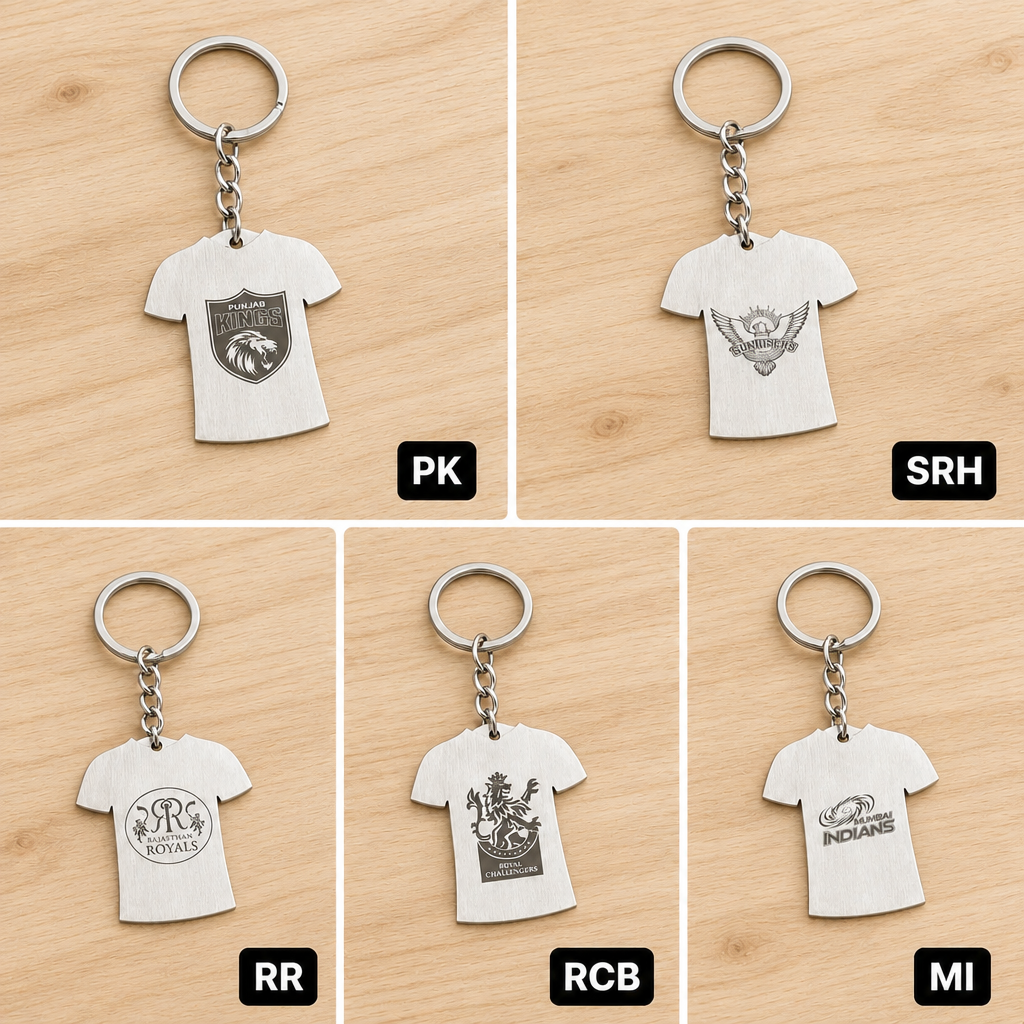 Personalized Silver-Plated Keychains