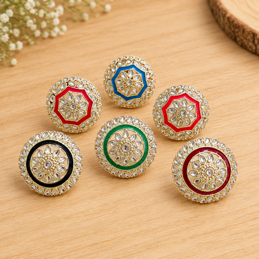 Kundan Rings | Festive Edition