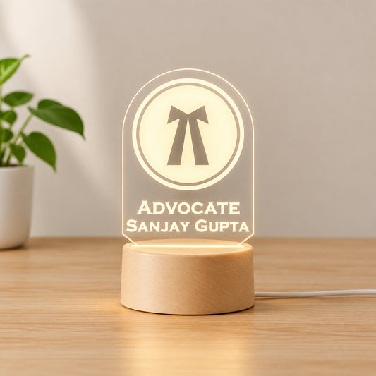 Profession Theme LED Acrylic Table Frames