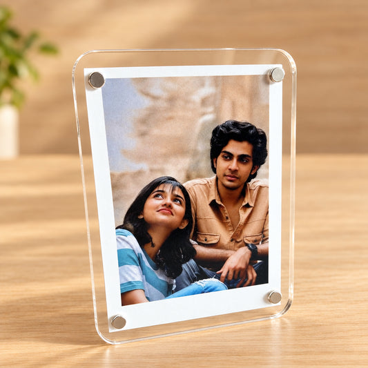 Polaroid-Style Acrylic Photo Magnets (Set Of 2)