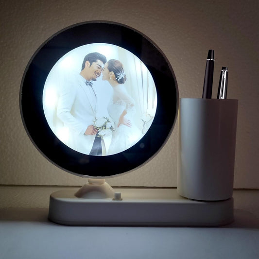 Personalized Magic Mirror with Pen Stand