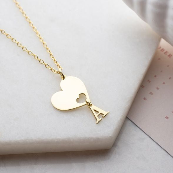 Personalized Letter Pendant Necklace