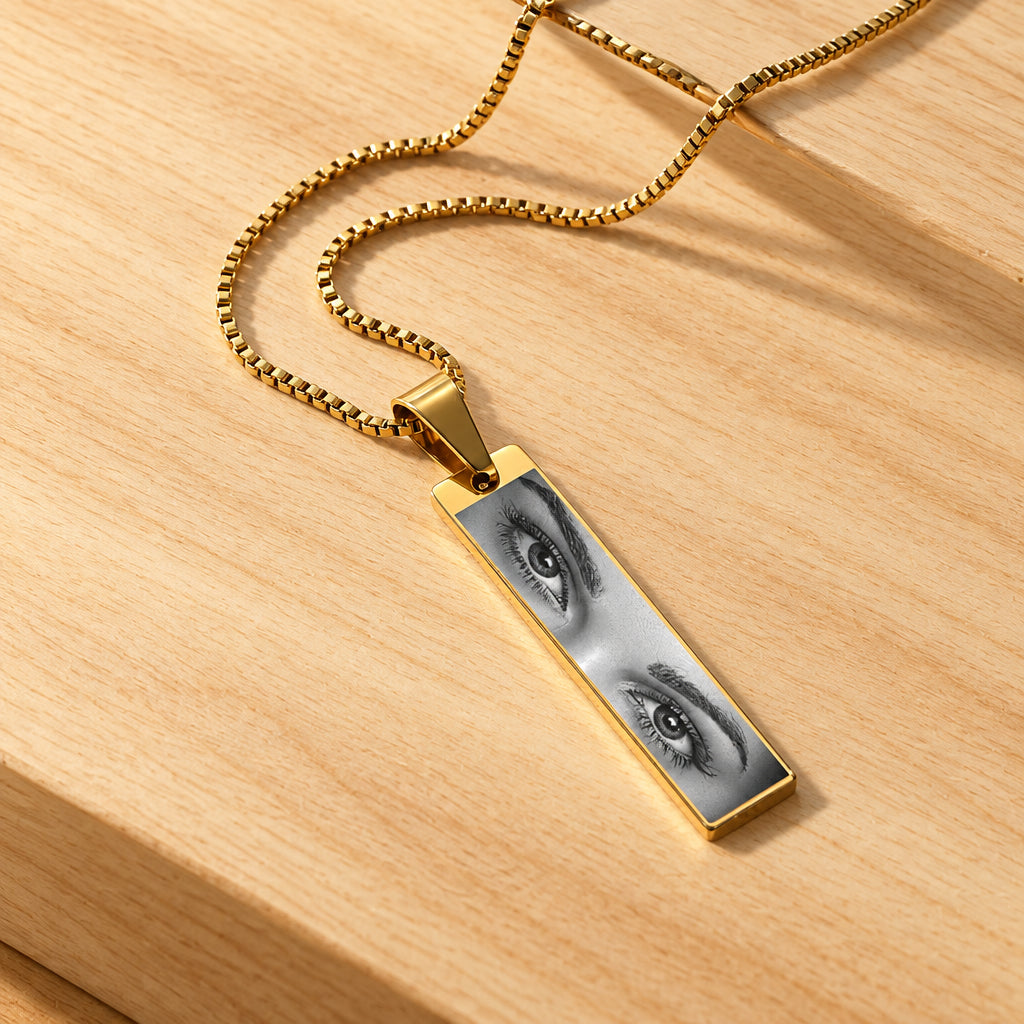 Unisex Customised Pendant Necklace