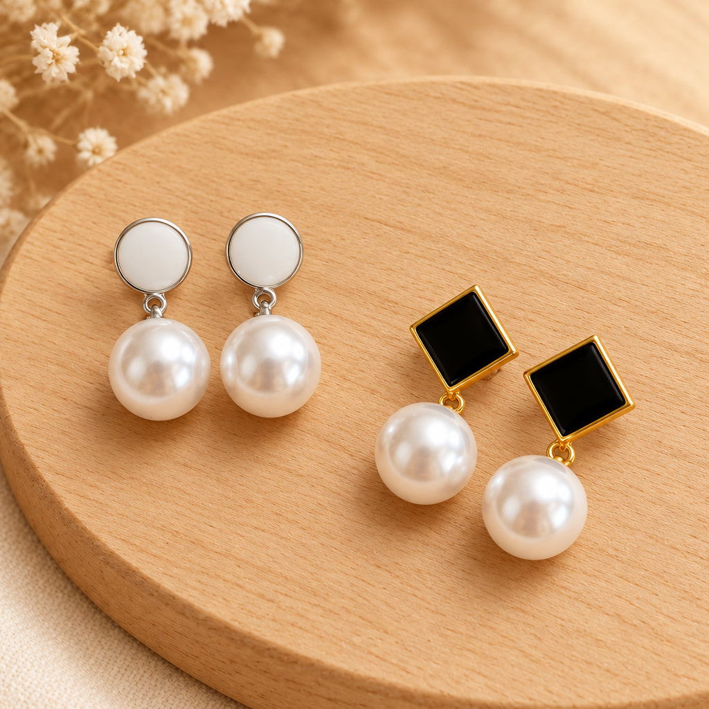 Elegant Pearl Earrings