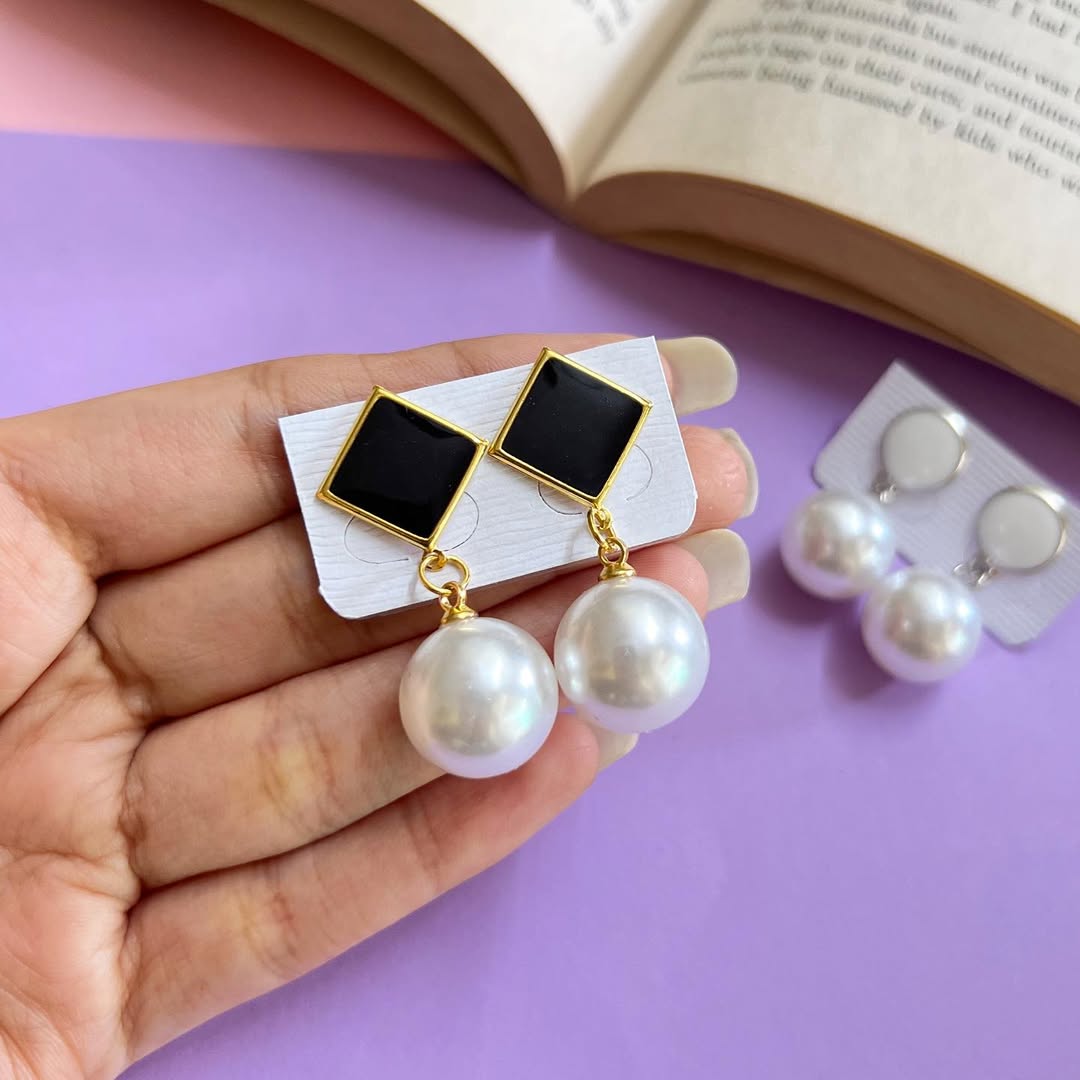 Elegant Pearl Earrings