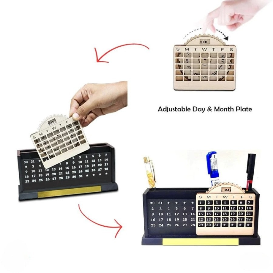 Personalized Pen Stand With Infinite Calendar
