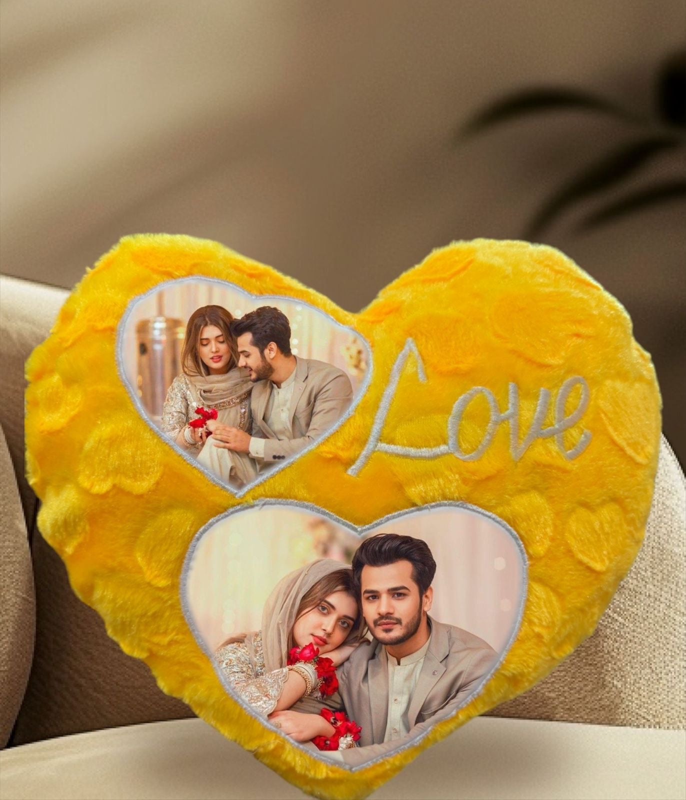 Customised Heart Pillow