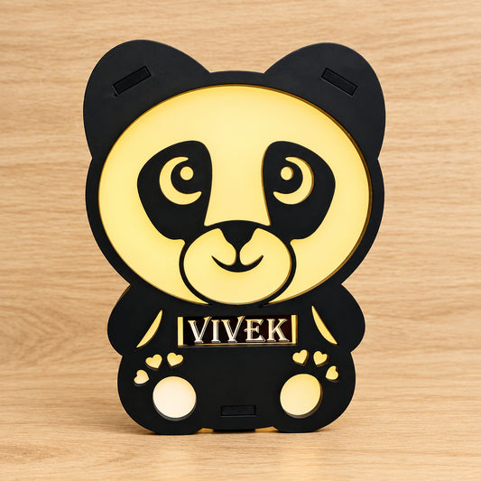 Personalized Cute Panda Light