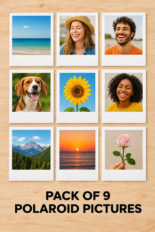Set of 9 Custom Polaroid Photos