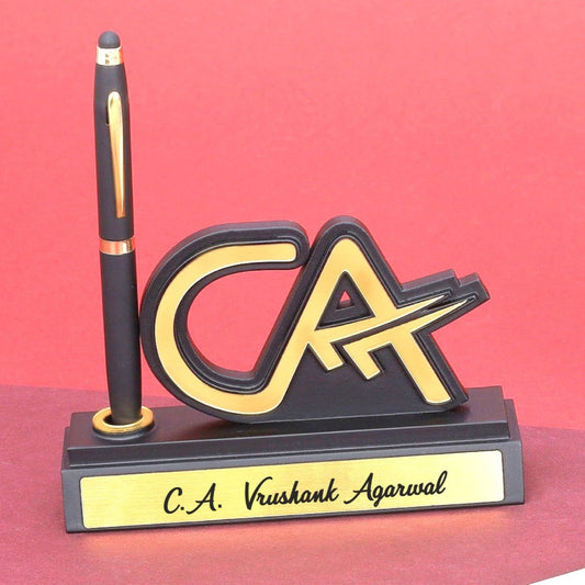 Personalized High-Quality Professional Pen + Stand Cum Table Top