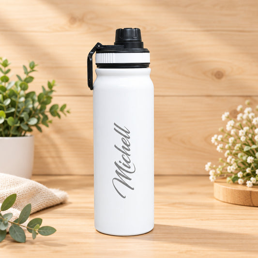 Personalized Hot & Cold Stainless Steel Sipper Bottle – Premium Quality