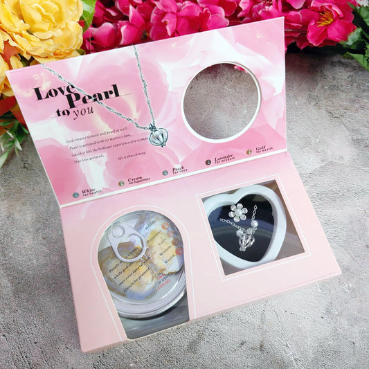 Sea Shell Pendant, Ring & Earrings Set