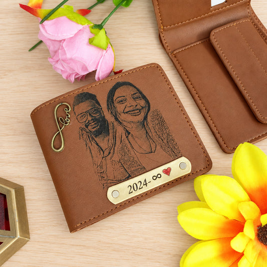 Imported Leather Sketch Wallet