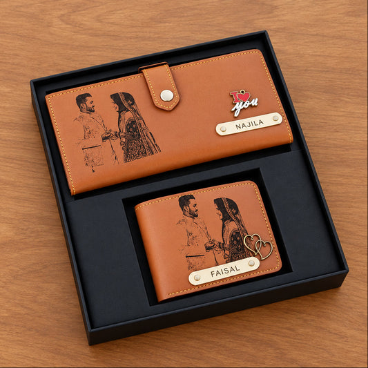 Men’s & Women's Sketch Wallet Combo