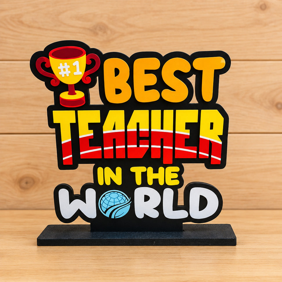 Best Teacher Standee