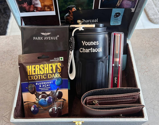 Personalized Luxury Hamper for Him with Custom Name