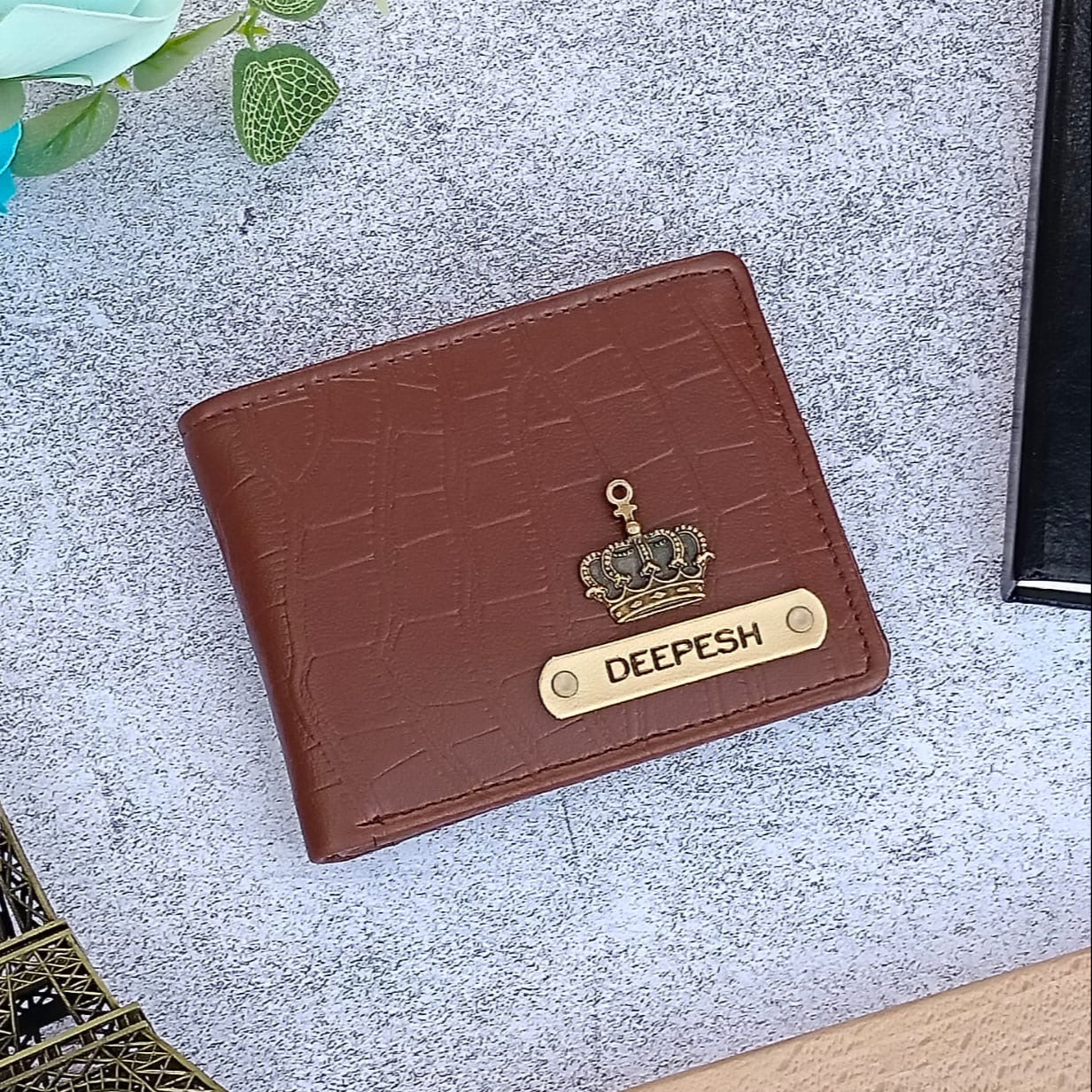 Premium Personalized Croc Wallet
