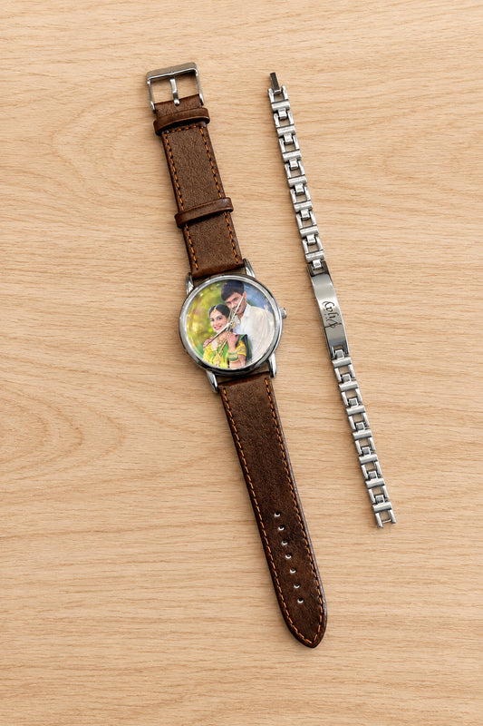 Watch + Bracelet Combo For Men