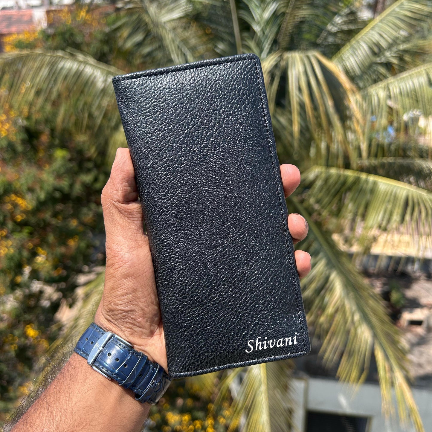 Personalized Premium Leather Unisex Card Holder Wallet