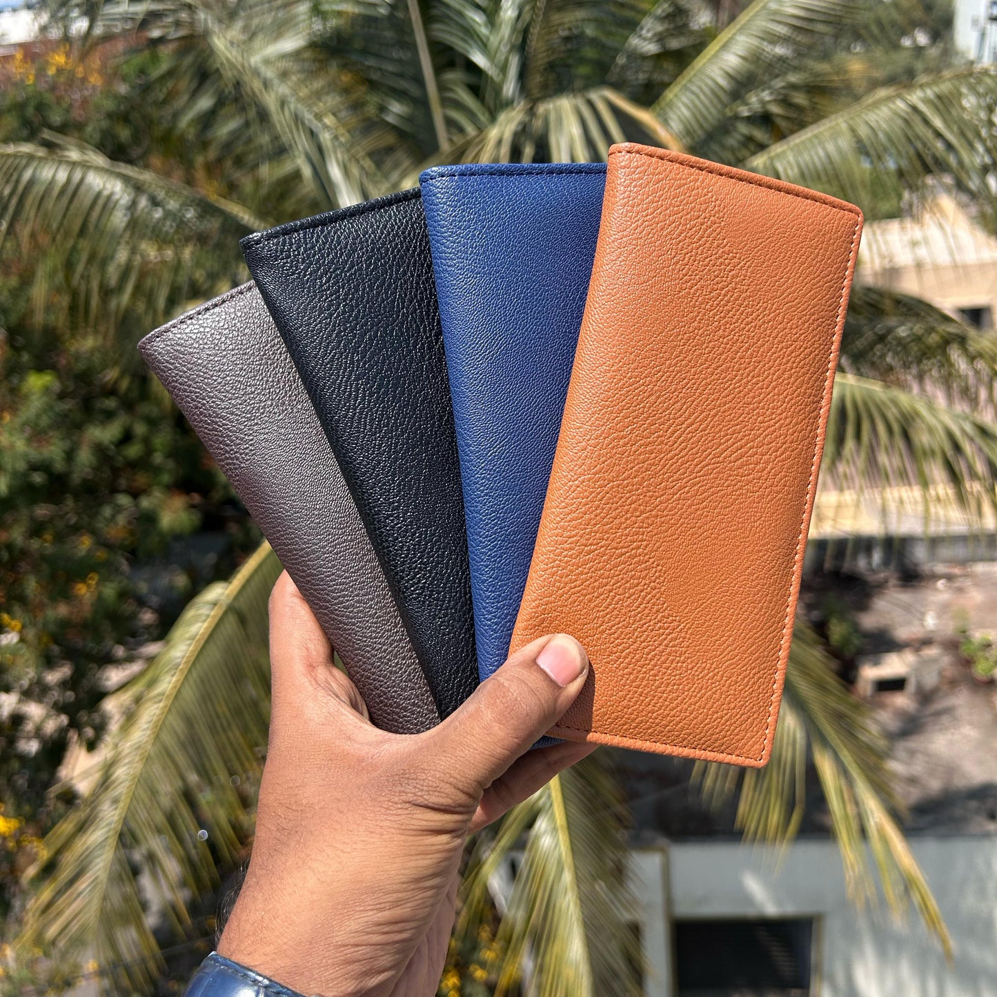 Personalized Premium Leather Unisex Card Holder Wallet