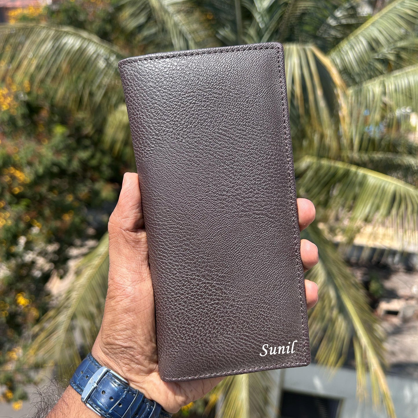 Personalized Premium Leather Unisex Card Holder Wallet