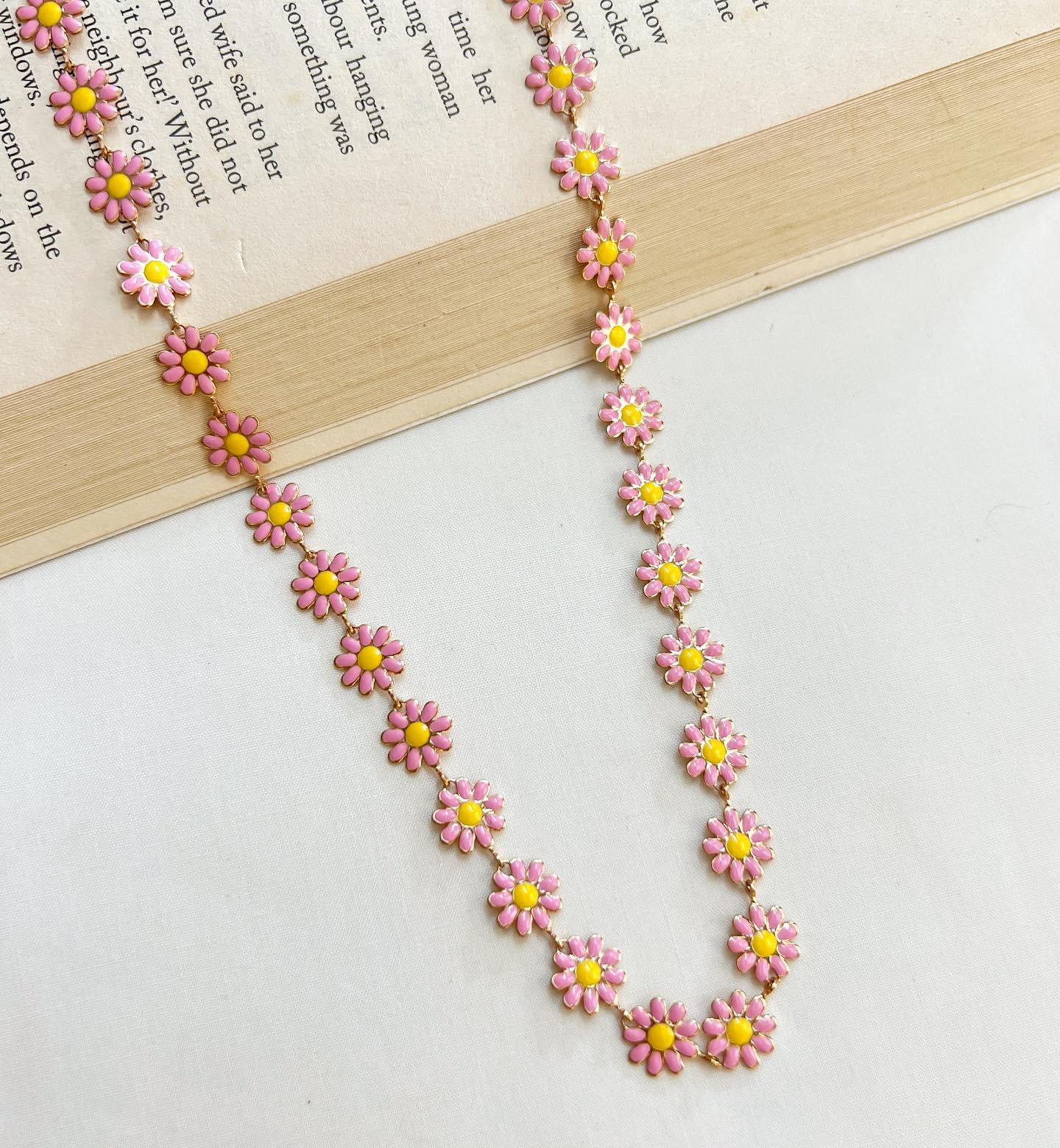 Anti-Tarnish Daisy Necklace