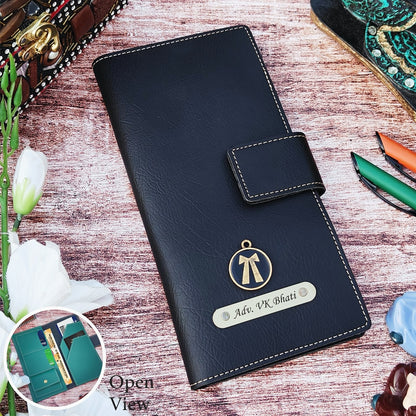 Personalized Premium Leather Unisex Travel Wallet