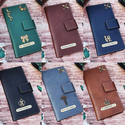 Personalized Premium Leather Unisex Travel Wallet