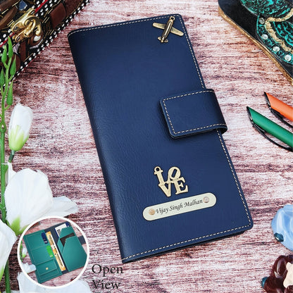 Personalized Premium Leather Unisex Travel Wallet
