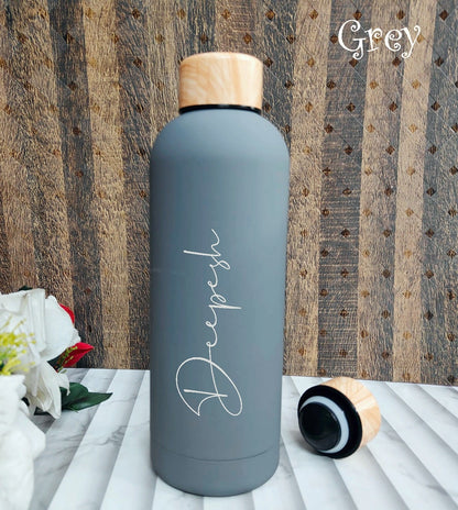 Personalized Matte Finish Stainless Steel Bottle Combo