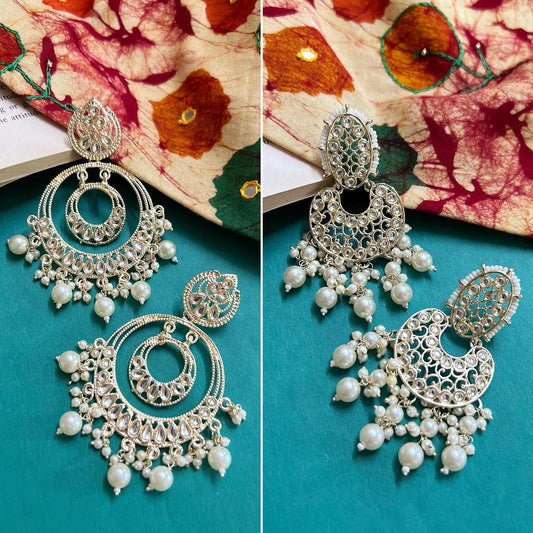 Statement Kundan Earrings