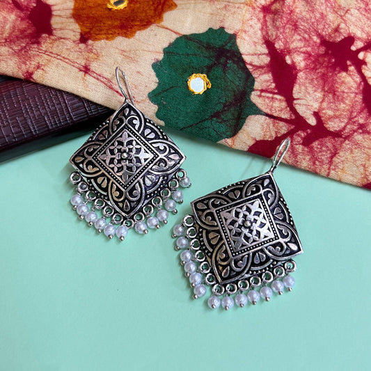 Premium Silver German Silver Hook Earrings
