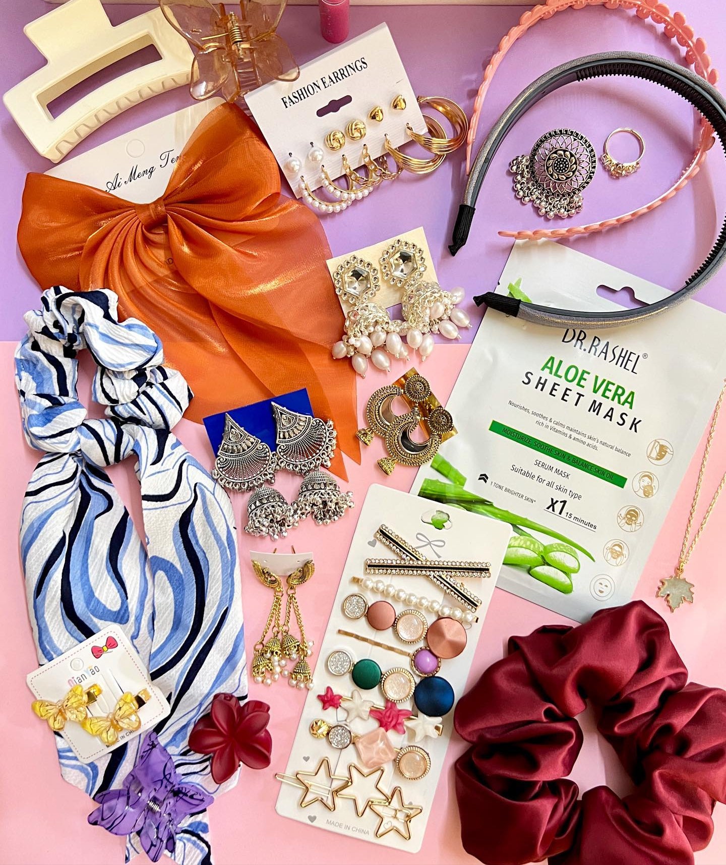 Luxury Indulgence Gift Hamper for Women – Jewellery & Accessories Set