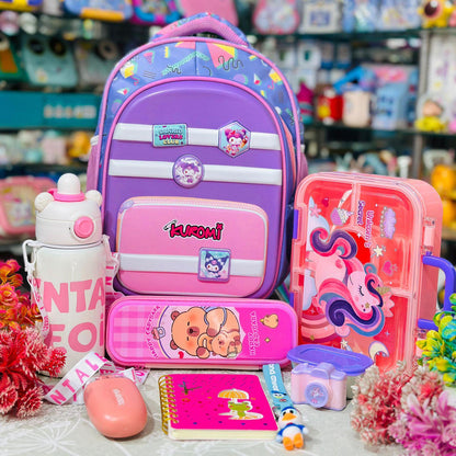 Back to School Hamper | 15 Inch Backpack with Bottle, Lunch Box & Essentials
