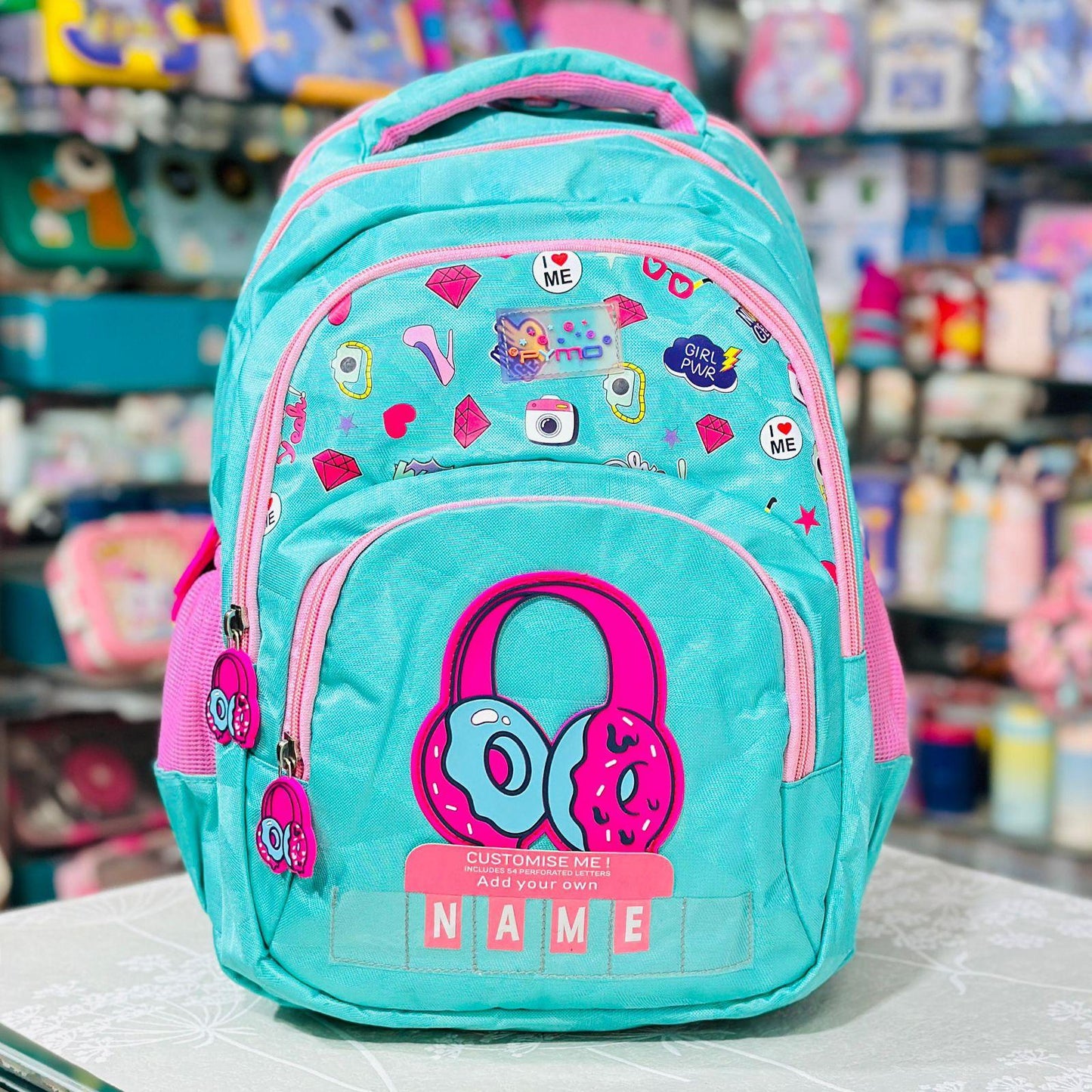 18 Inch Backpack | 4 Zipper Lightweight Waterproof School Bag