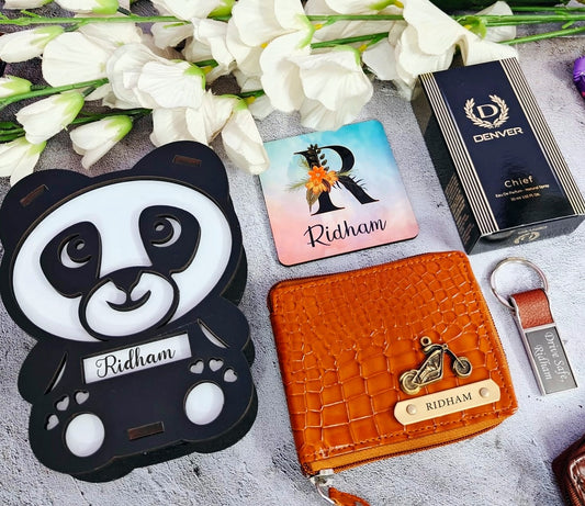 Personalized Cute Panda Hamper
