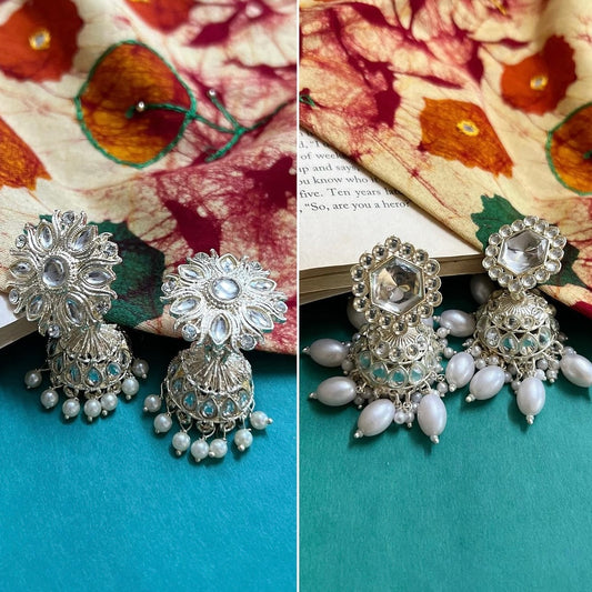 Statement Kundan Earrings