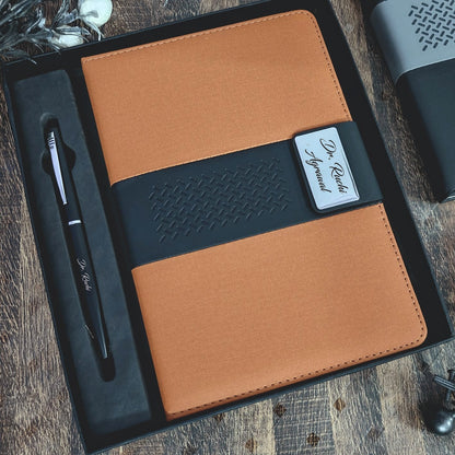 Personalized Premium Magnet Diary + Pen Combo