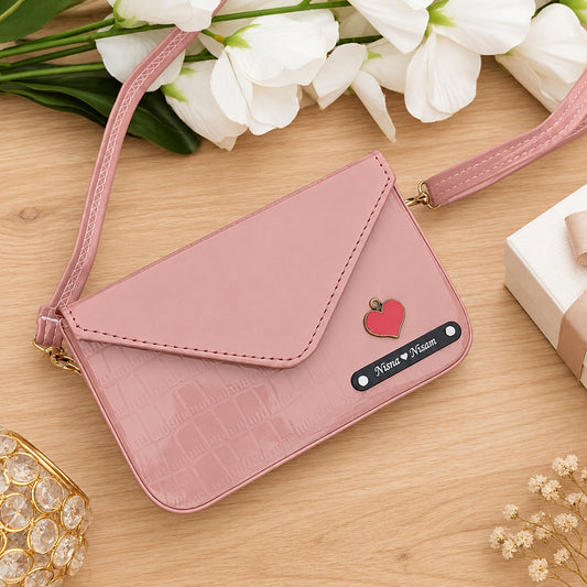 Personalized Croc Leather Sling Bag For Women
