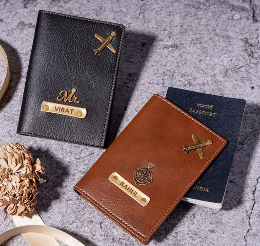 Personalized Premium Leather Passport Cover