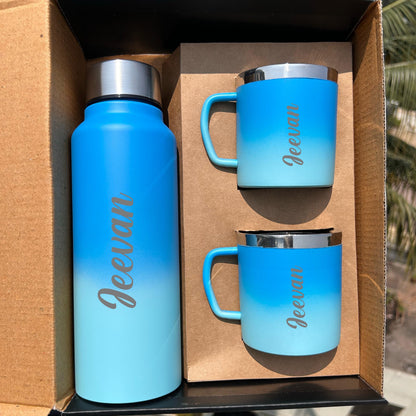Stainless Steel Bottle + Cup Combo