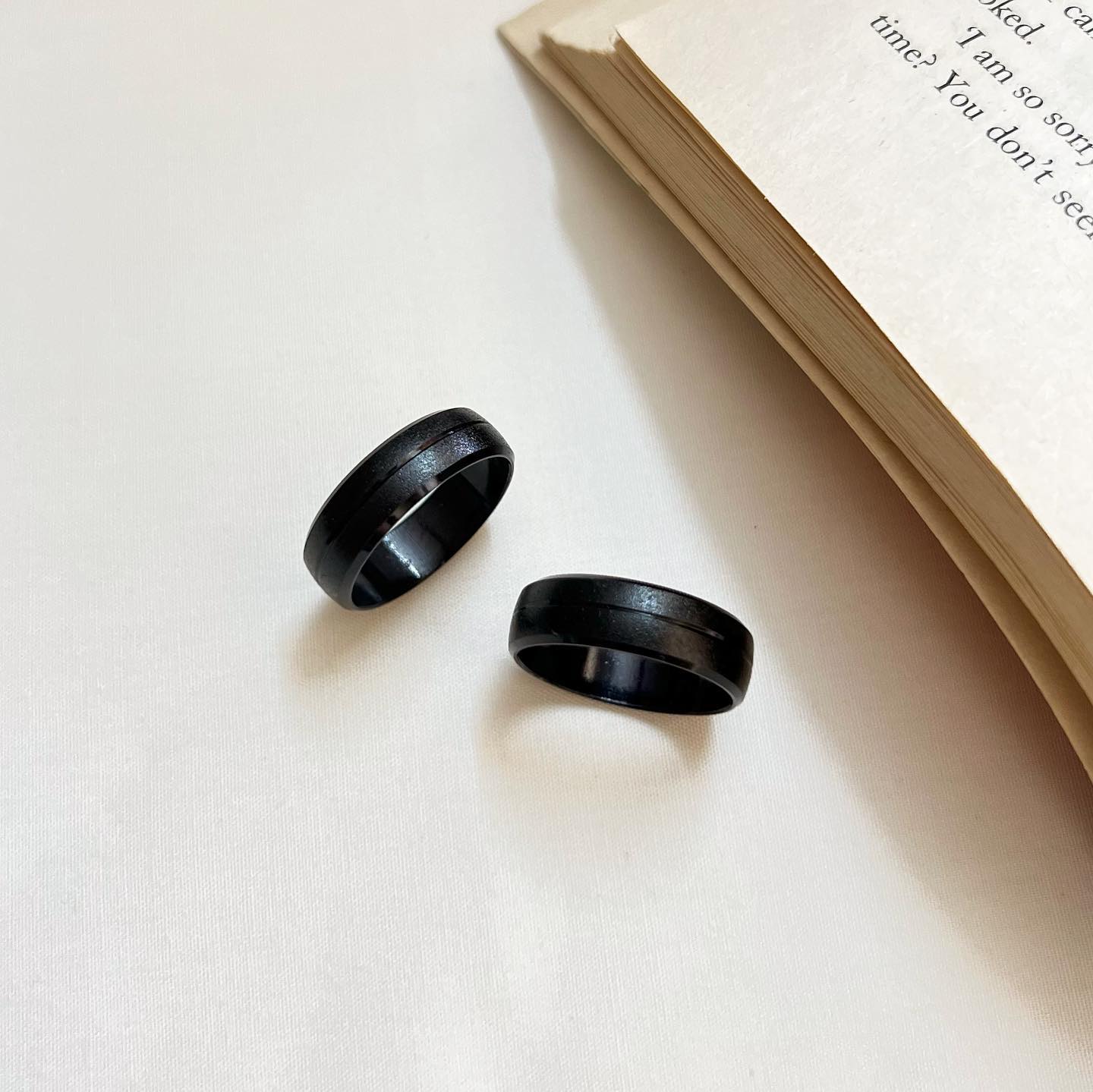 Basic Black Ring for Men