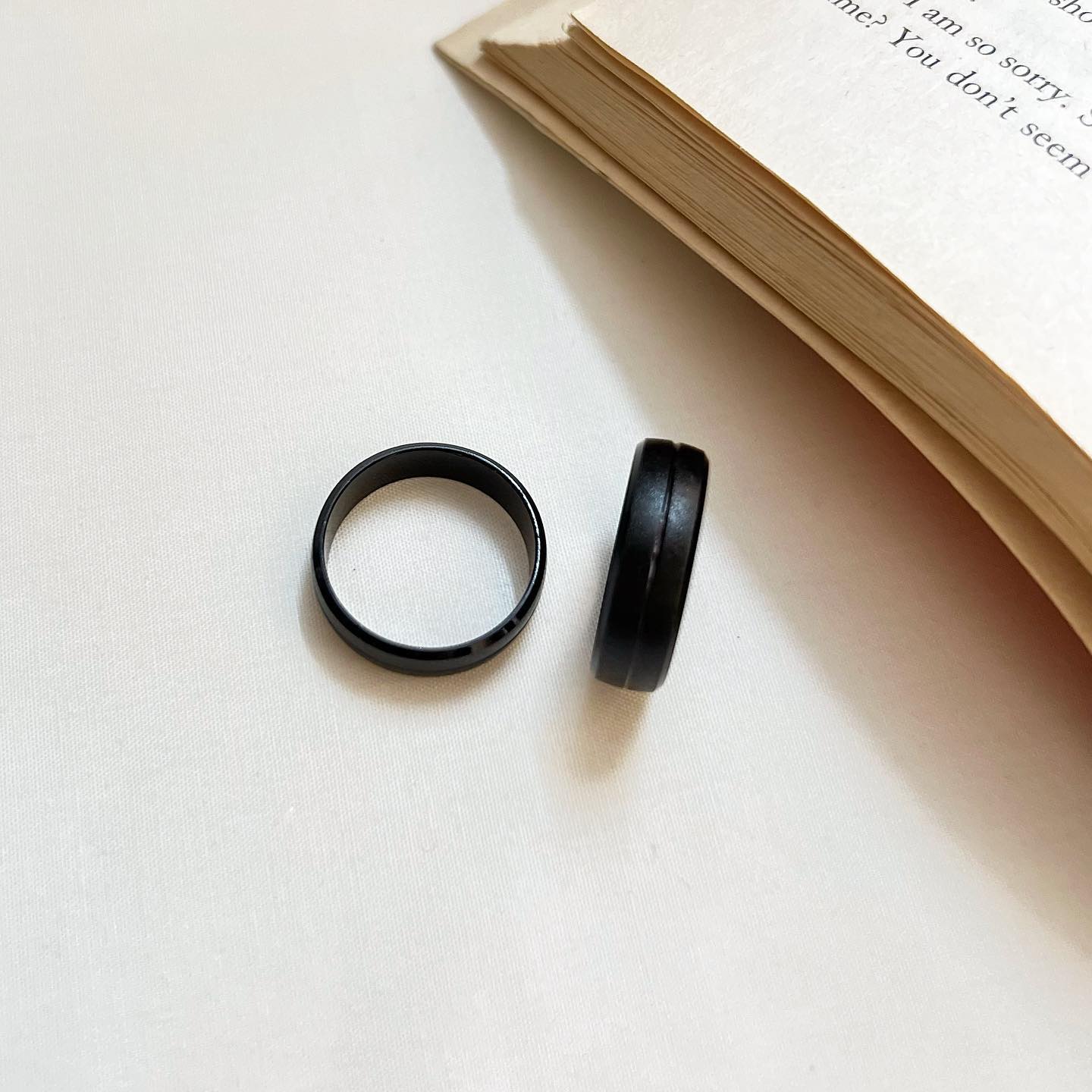 Basic Black Ring for Men