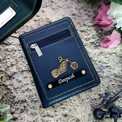 Personalized Premium Leather Compact Unisex Wallet