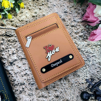 Personalized Premium Leather Compact Unisex Wallet